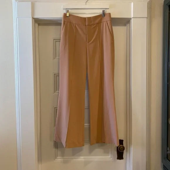 Alice + Olivia Dylan Wide Leg High Waisted Pants - Size 8 - Picture 4 of 10